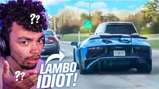 WE React to IDIOTS IN CARS!!!