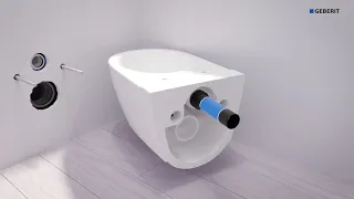 Geberit - How to Install Rimfree® Toilets - Assembly Instruction Video