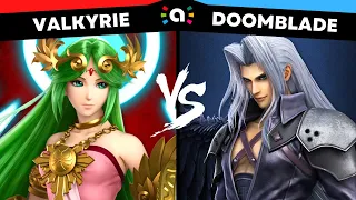 Valkyrie (Palutena) vs Doomblade (Sephiroth) | Super Smash Bros Ultimate Amiibo Fights