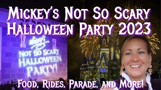 Mickey's Not So Scary Halloween Party 2023 | Food, Rides, Parade, and More! | Disney World