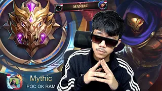 DETIK DETIK MYTHIC AWAL GAME TERSIKSA + MUSUH MANIAC TENANG MODE SERIUS AUTO AKTIF - Mobile legends