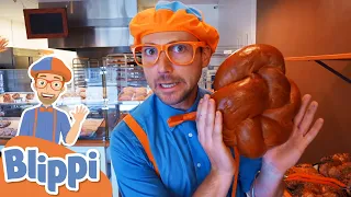 Blippi Visits a Bakery! | Learn About Healthy For Kids | Educational Videos for Toddlers