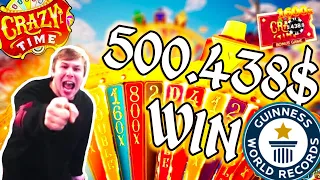 Xposed wins $500,000+ on Crazytime Max Win (World record on video)