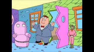 Family Guy- Peter turns living room into Pee Wee's Playhouse