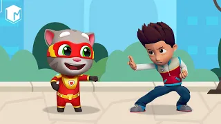 Talking Tom versus Paw Patrol | Funny cat versus Ryder