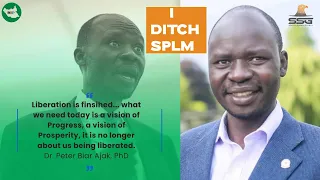 Dr. Peter Biar: Why I Ditch SPLM for My Own Political Party