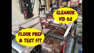 Classic Mini Restoration: Eleanor video 62,  Floor Prep And Test Fit