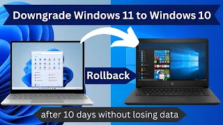 How to Downgrade from Windows 11 to Windows 10 after 10 days without losing data - fully explained