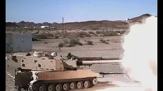 Paladin M-109A8 ERCA Firing