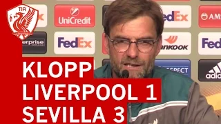 Jurgen Klopp's Post-Match Press Conference - UEL Final - Liverpool 1-3 Sevilla