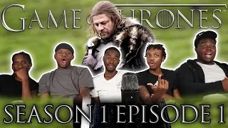 FIRST TIME WATCHING | GAME OF THRONES GROUP REACTION | SEASON 1 EPISODE 1 | "Winter Is Coming"