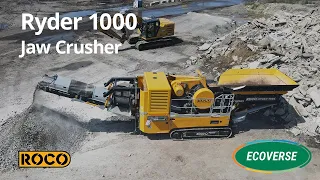 The Roco Ryder 1000 Jaw Crusher