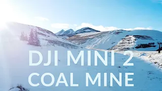 DJI Mini 2 Takes You on a Breathtaking Flight Over a Coal Mine in the Winter Wilderness