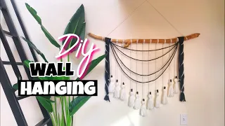 DIY Boho Yarn Wall Hanging✨| Room Decor (Easy + Budget Friendly) | Pinterest Inspired