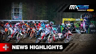 News Highlights | EMX125 Presented by FMF Racing | MXGP of Switzerland Presented by iXS 2023 #MXGP