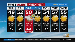 First Alert Forecast: CBS2 3/9 Evening Weather at 6PM