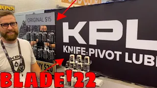 Knife Pivot Lube - Blade Show 2022, New Products