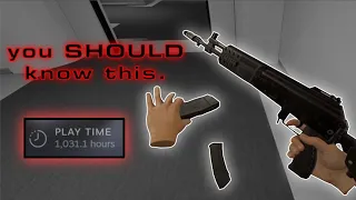 Things I learnt from 1000 hours in Pavlov VR
