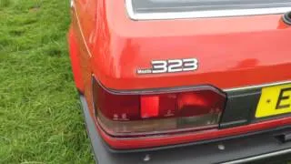 1987 Mazda 323 up close