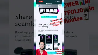 🆓 POWER📊BI PORTFOLIO💼 IN 🙂MINUTES⏳| #powerbi | #portfolio | #datavisualization | #dataanalytics
