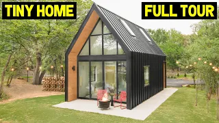 500sqft ULTRA-MODERN SCANDINAVIAN TINY HOME w/ Private Lake Access!