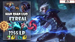 ENG SUB【Han Qian Luo】#1 2255 LP CN Best AD Ezreal Vs Draven