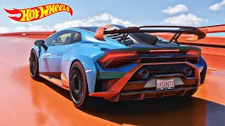 Forza Horizon 5 - Lamborghini Huracan STO Hot Wheels Goliath Race | Gameplay