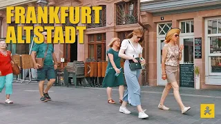Walking around Frankfurt Altstadt | Frankfurt Walk Old Town, Germany [4K]