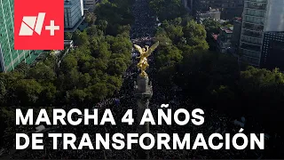 Marcha de AMLO por sus 4 años de gobierno