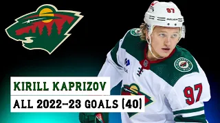 Kirill Kaprizov (#97) All 40 Goals of the 2022-23 NHL Season