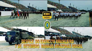 Bicentenário 2022 - #7desetembro: DESFILE DO EXERCITO BRASILEIRO   MANAUS AMAZONAS