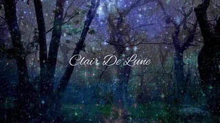 Clair De Lune but on repeat in another room while it's raining out