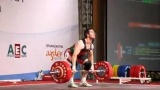 140kg Clean and Jerk @75.6kg BW, 2010 Senior World Weightlifting Championships