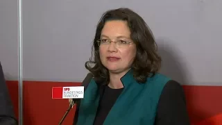 Neue SPD-Fraktionschefin: Neustart mit Andrea Nahles | DER SPIEGEL
