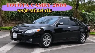 chi tiết Toyota CAMRY LE 2008 2.4L sau 16 năm sử dụng chất lượng còn lại gì? mời ae tham khảo