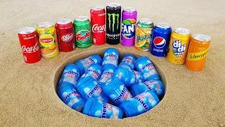 Mentos VS Underground, Cola, Schweppes, Fanta, Pepsi, Monster, Fruko, Lipton, Dr Pepper and Yedigün