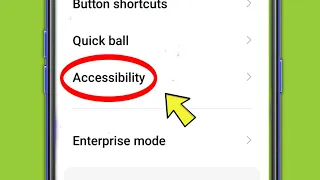 Accessibility Setting in Redmi Phone