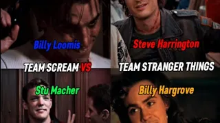 Team Scream VS Team Stranger Things #edit #vs #shorts #strangerthings #scream #ghostface