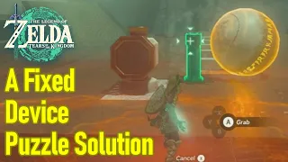 Zelda Tears of the Kingdom a fixed device puzzle solution guide