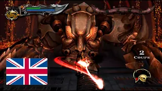 GOW NG+ guide speedrun #14 Minotaur boss fight (English)