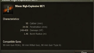 90mm High-Explosive M71