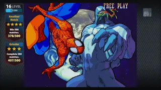 Marvel vs Capcom 1: Spider Man and Venom arcade playthrough