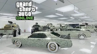 Modded DOLLA Livery Car Garage in GTA 5 Online Next Gen