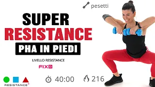 Super Resistance! PHA Total Body Per Tonificare Tutto Il Corpo Senza Salti