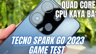 TECNO SPARK GO 2023 GAME TEST - QUAD CORE CPU PWEDE PA KAYO PANG GAMING!?