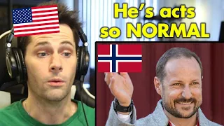 American Reacts to What Norwegian Royalty is REALLY Like
