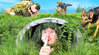 I Secretly CHEATED Using a GHILLIE SUIT in Hide and Seek