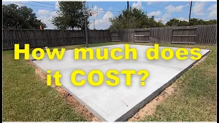 DIY Basketball Court - How much does it cost?