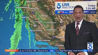 Wet weekend on tap for Southern California