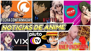 NOTICIAS DE ANIME Y DOBLAJE |LIVE ACTION DE ONE PUNCH MAN, NOVEDADES DE CRUNCHYROLL, NETFLIX Y MAS!!